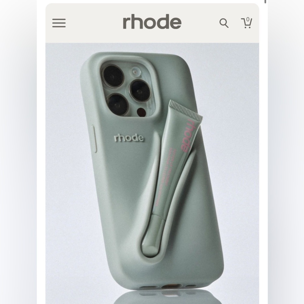 SoldRhode IPhone 14 Pro Max Silicone Lip Case new like condition